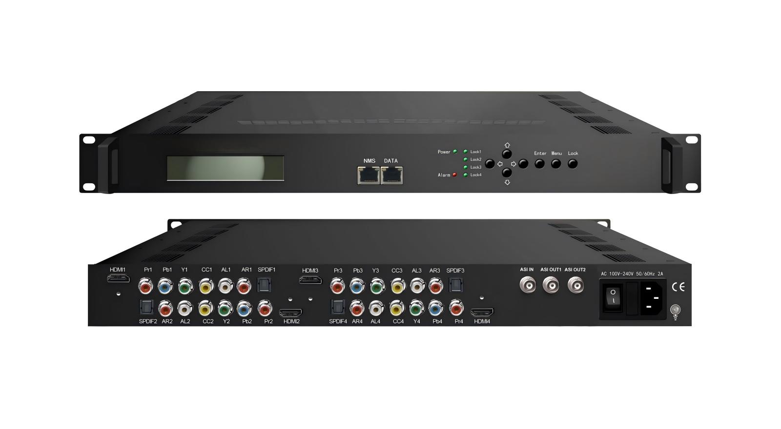 FU4353B MPEG2/MPEG4 HD 4-in-1 Encoder